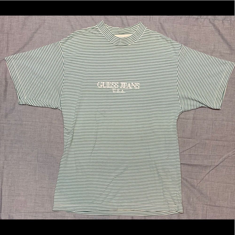 Vintage Guess Striped Shirt by Georges Marciano